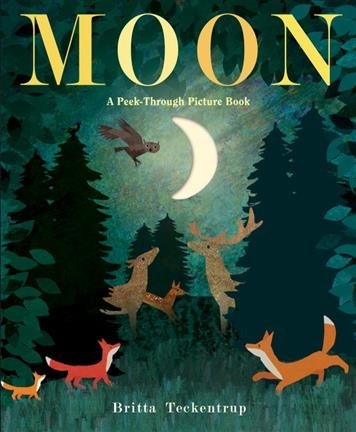 Moon : a peek-through picture book / illustrated by Britta Teckentrup ; text by Patricia Hegarty.