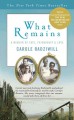 What remains : a memoir of fate, friendship, and love  Cover Image